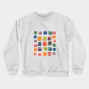 watercolor palette Crewneck Sweatshirt